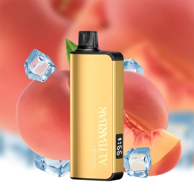 ALIBARBAR INGOT 9000 6 ALIBARBAR INGOT Peach Ice 9000 Puffs 3 pack on sale