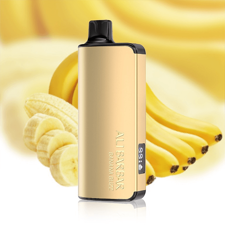 ALIBARBAR INGOT 9000 19 ALIBARBAR INGOT Banana Buzz 9000 Puffs 3 pack on sale