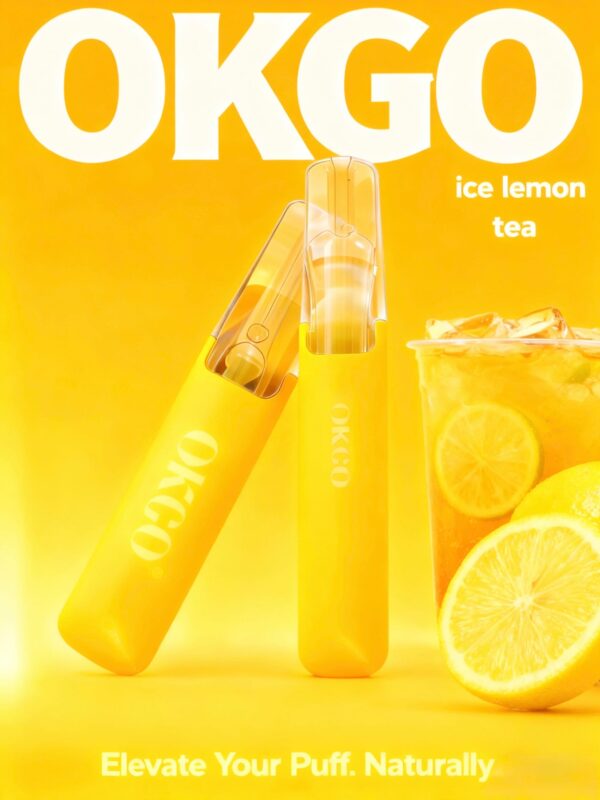 OKGO 6500 Puffs Ice Lemon tea
