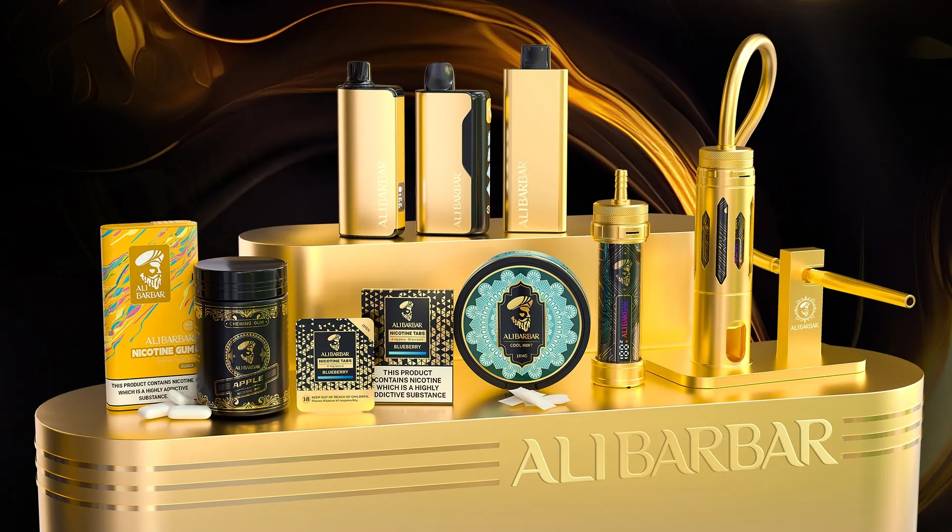 ALIBARBAR INGOT 9000 43 Alibarbar Ingot 9000 puffs-Wholesale-10 packs or more