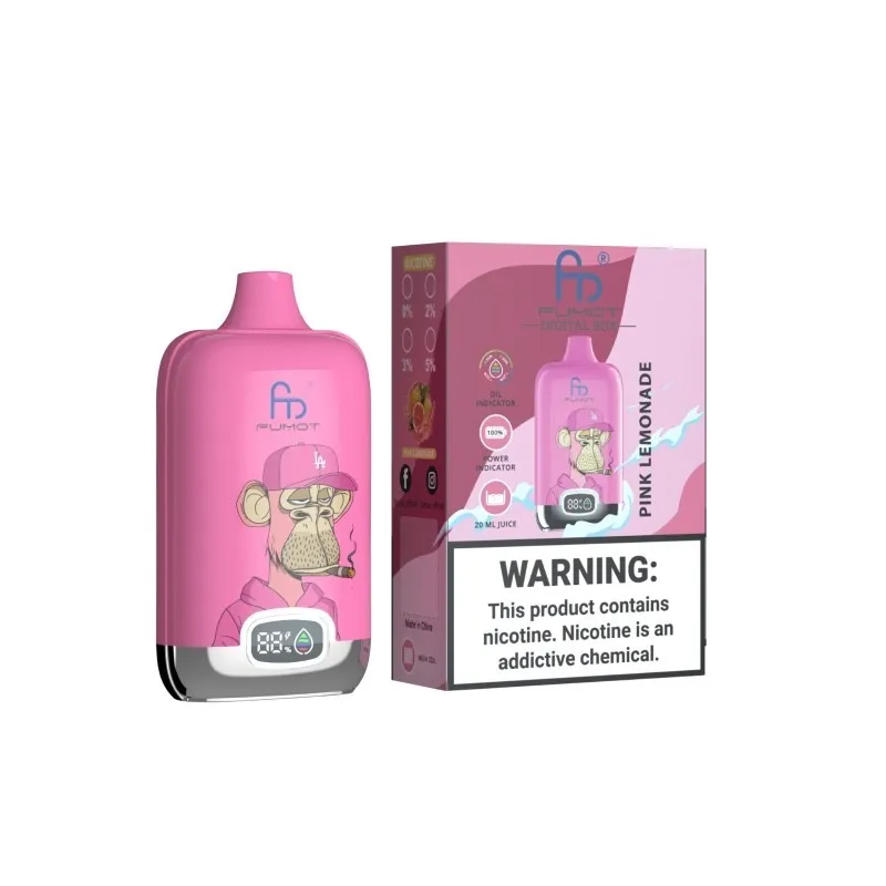 Fumot Digital Box 12000 Puff – Pink Lemonade