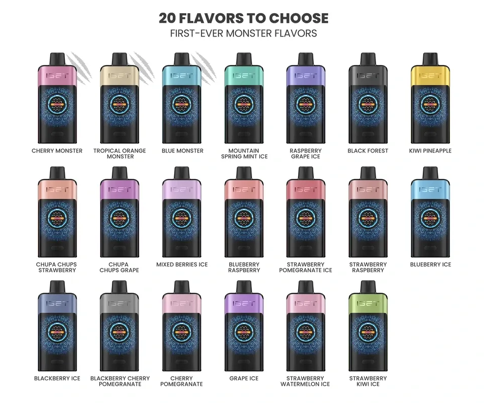 IGET ONE 20 FLAVOURS TO CHOOSE