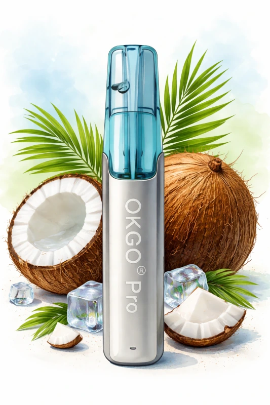 OKGO 6500 Puffs Coconut pure-3 Pack