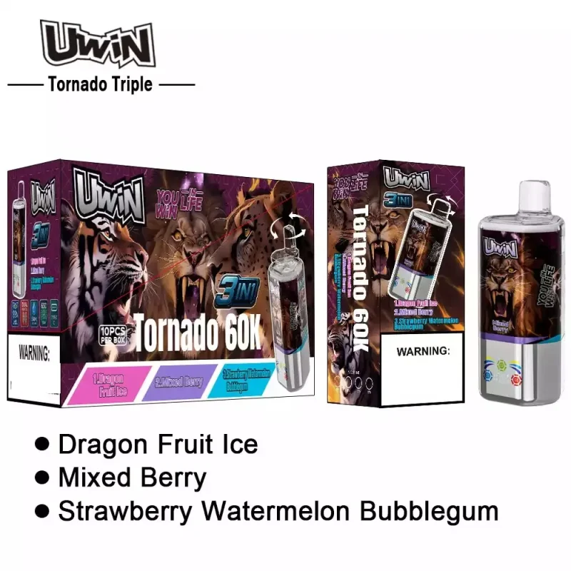Uwin Tornado Triple 60K Puffs