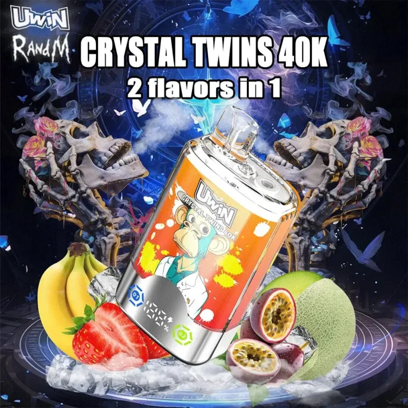 Uwin Twins crystal 40K Puffs1