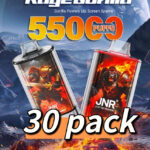 JNR Rage Grilla 55000 Puffs 30 Packs (Ship from oversea)